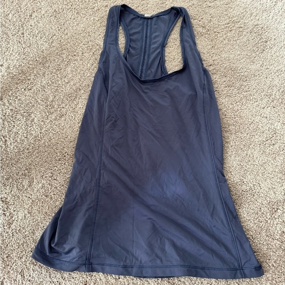 Lululemon- Charcoal Sculpt it Singlet Active Wear Work Out Tank Top - Picture 9 of 9